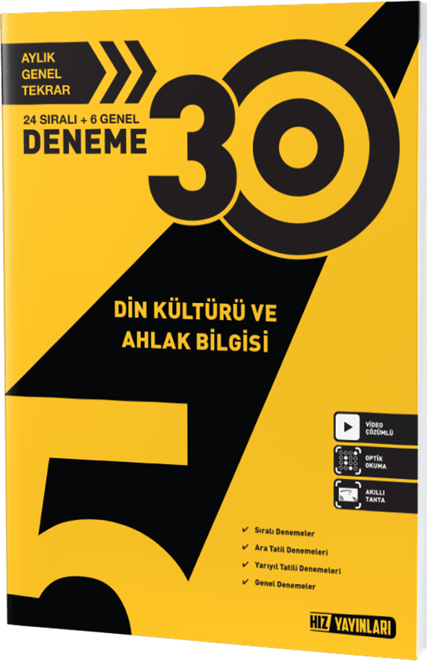 5. Sınıf Din Kültürü 30lu Deneme