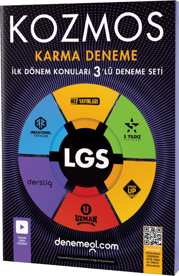 Kozmos Lgs Karma İlk Dönem Konuları 3lü Deneme Set